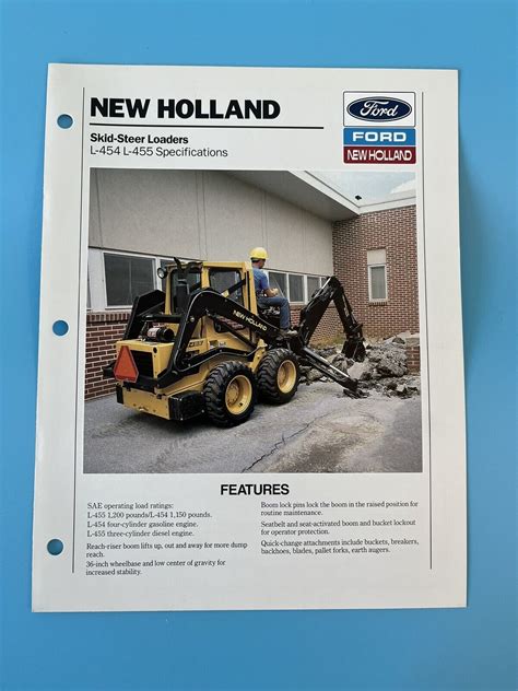 new holland l465 skid steer specs|new holland l455 common problems.